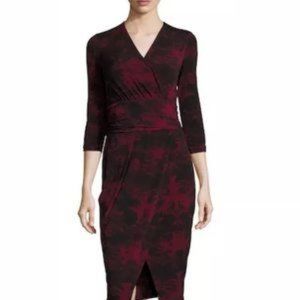 RACHEL Rachel Roy Floral Midi Dress with front slit